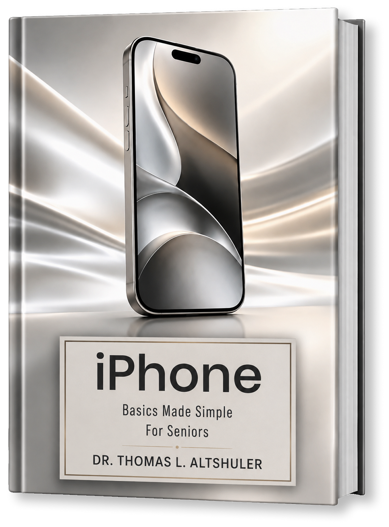 iPhone book cover standing
